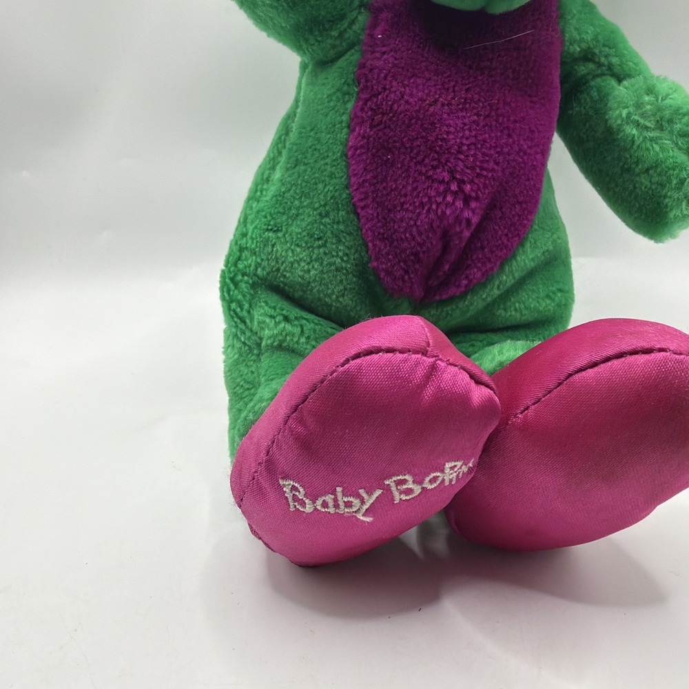 Baby Bop Green Dinosaur (Barney The Purple Dinosaur) Soft Plush 11" 1992 *SINGS* - Picture 2 of 4